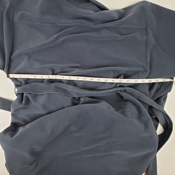 Vanity Fair vintage gray plush long robe MP - Picture 5 of 6